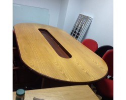 Thanh Lý Bàn Họp Oval 2m4 Cũ